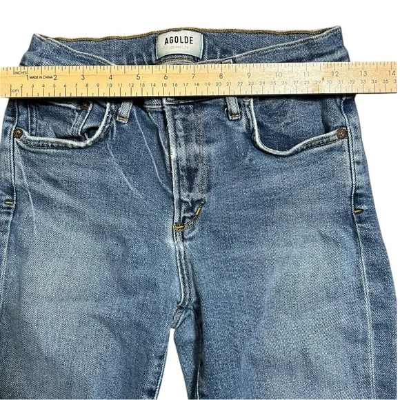 Agolde Sophie Skinny Jean Light Blue 25 - Picture 3 of 8